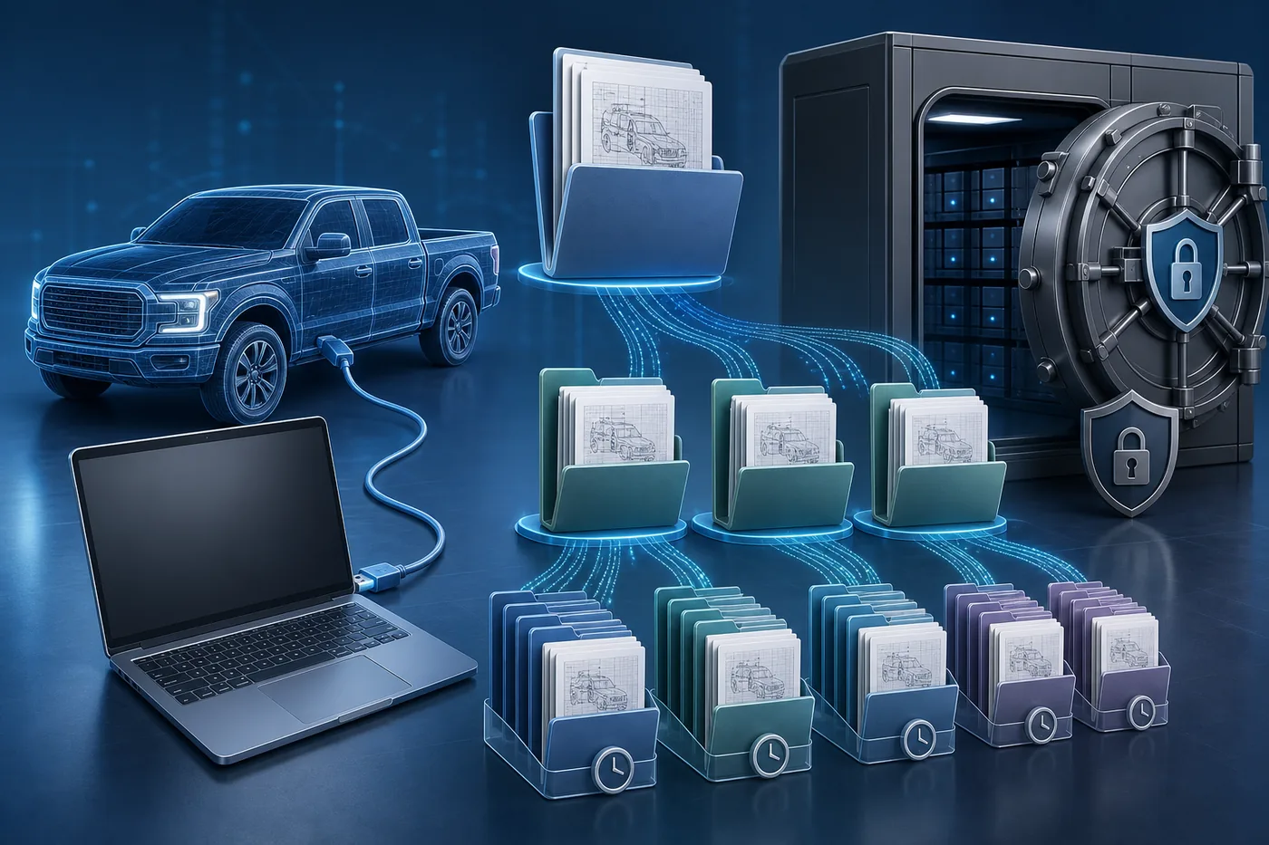 Illustration von F-150-Konfigurationsbackups