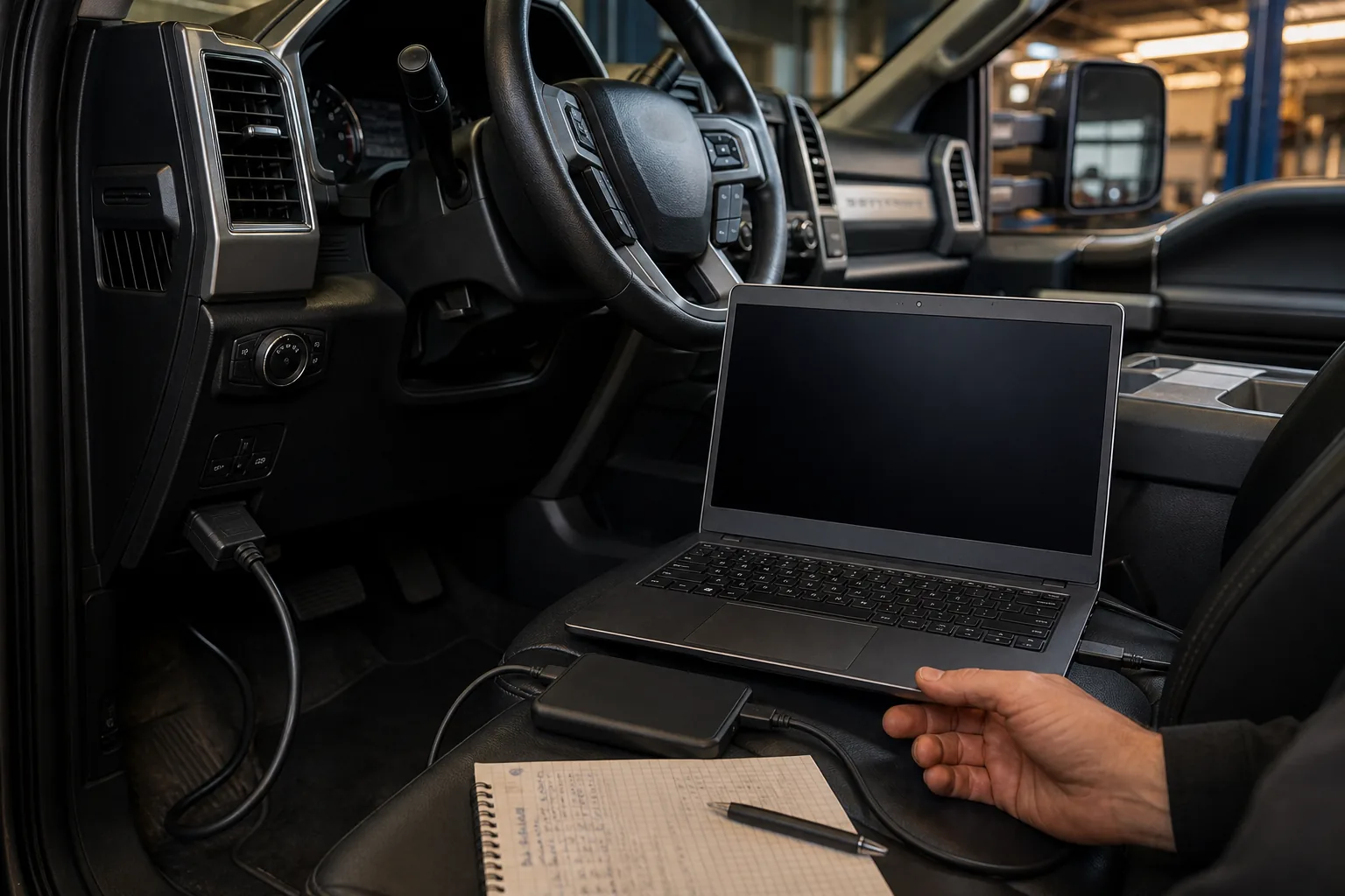 Match the F-250 generation and modules before using a spreadsheet